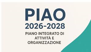 Avviso pubblico per l'aggiornamento del P.I.A.O. (Piano Integrato di Attività e Organizzazione) 2026/2028
